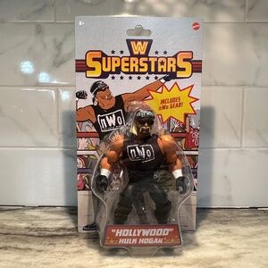 Mattel WWE HOLLYWOOD HULK HOGAN Superstars 6” Figure Series 1 Retro Belt Walmart